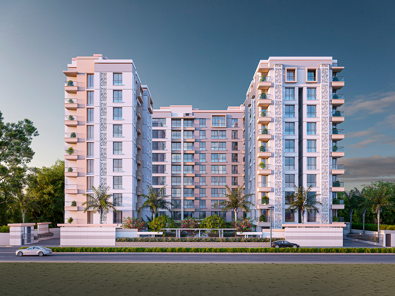 Vista Regency Residence luxury apartment project in Chala Vapi Gujarat by Balar Builders